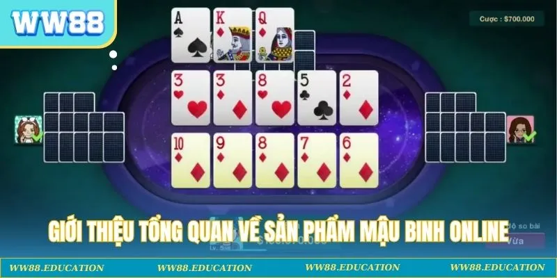 Giới thiệu tổng quan về sản phẩm Mậu Binh online