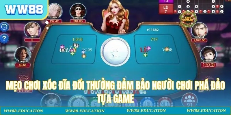 Mẹo chơi xóc đĩa đổi thưởng đảm bảo người chơi phá đảo tựa game